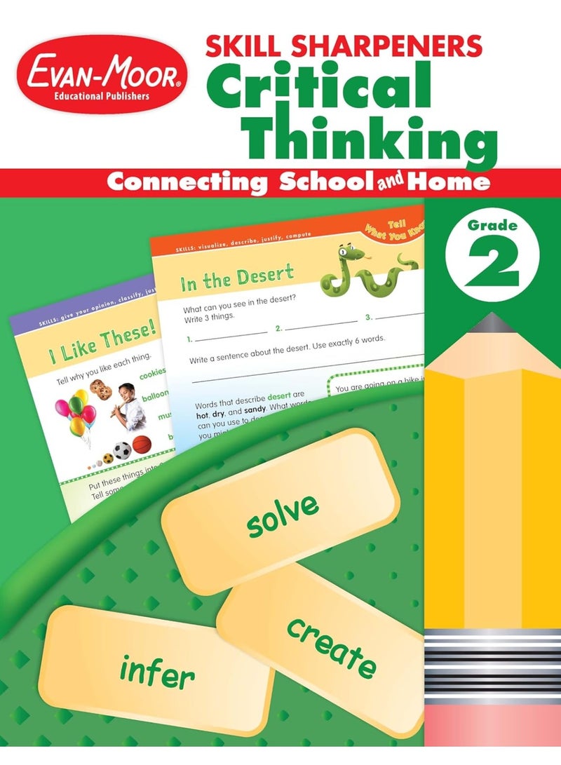 Skill Sharpeners Critical Thinking, Grade 2